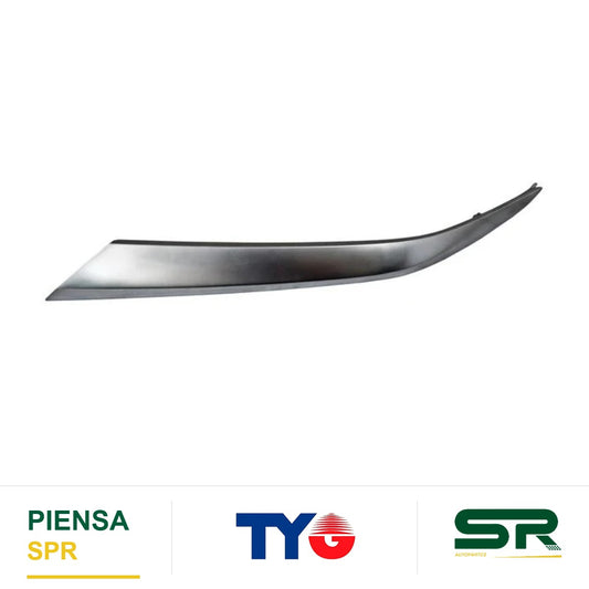 MOLDURA HYUNDAI FASCIA SANTA FE 2019 2020 PLATA IZQUIERDO TYG HDHDSF19CL