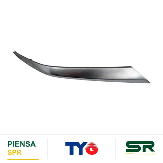MOLDURA HYUNDAI FASCIA SANTA FE 2019 2020 PLATA DERECHO TYG HDHDSF19CR