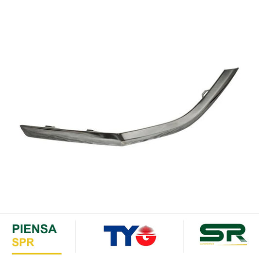 MOLDURA HYUNDAI FASCIA SANTA FE 2019 2020 CROMADA TRASERO IZQUIERDO TYG HDHDSF19TL
