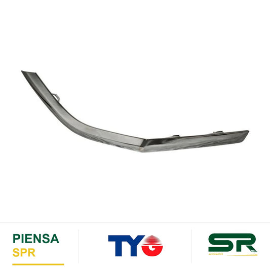 MOLDURA HYUNDAI FASCIA SANTA FE 2019 2020 CROMADA TRASERO DERECHO TYG HDHDSF19TR