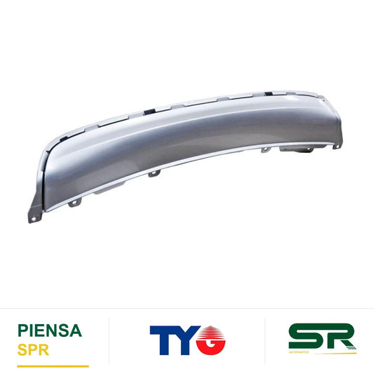 MOLDURA HONDA FASCIA TRASERO PILOT 2019 2022 INFERIOR PLATA TYG HDHPI19TIP