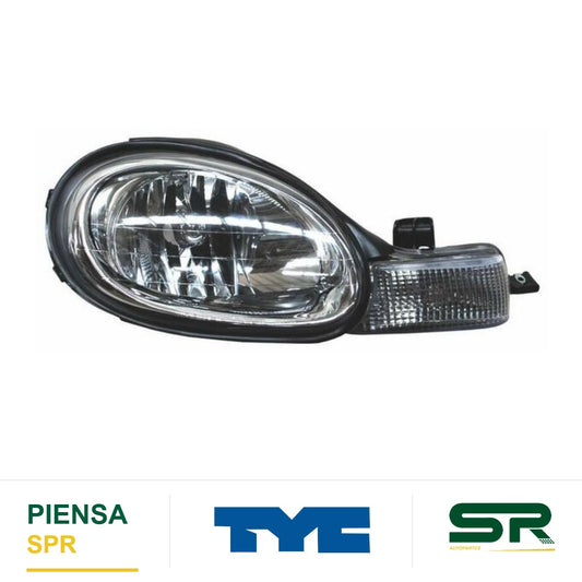 FARO DERECHO FONDO CROMADO CON CUARTO DODGE NEON 2000-2002 TYC