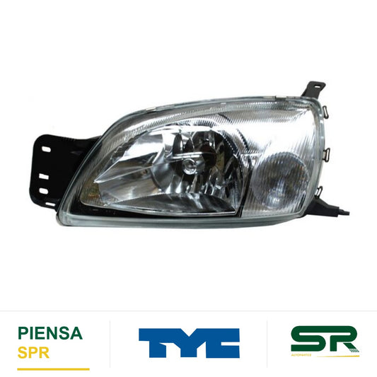 FARO IZQUIERDO CON BASE FORD FIESTA 2000-2002 / IKON 2001-2007 / COURIER 2001-2012 ESQ BCA TYC