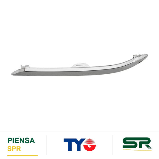 MOLDURA HONDA FASCIA DELANTERO PILOT 2019 2022 INFERIOR CROM LAT IZQUIERDO TYG HDHPI19ILL