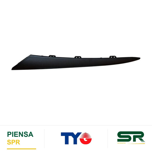 MOLDURA HONDA FASCIA CIVIC 2022 2025 STYLE SPORT TOURING NEGRA SUPERIOR IZQUIERDO TYG HDHCI22SL