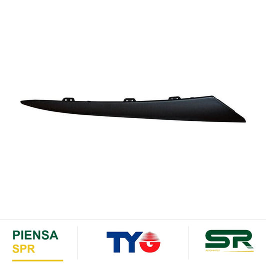 MOLDURA HONDA FASCIA CIVIC 2022 2025 STYLE SPORT TOURING NEGRA SUPERIOR DERECHO TYG HDHCI22SR