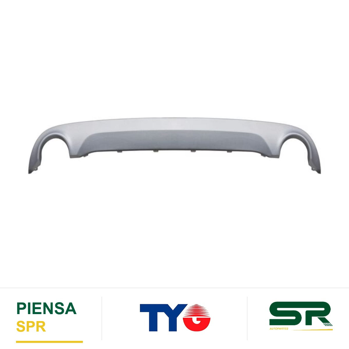 MOLDURA FASCIA TRASERA PLATA FORD ESCAPE 2020-2022 TYG