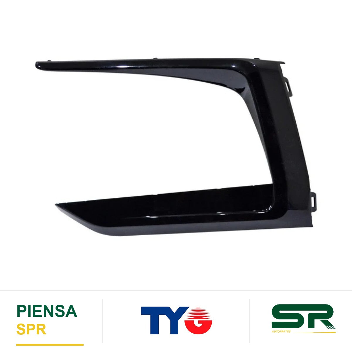 MOLDURA FASCIA DELANTERA IZQUIERDA NEGRA FORD TERRITORY 2023-2025 TYG