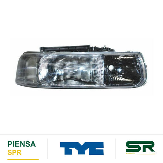 FARO DERECHO CON BASE CHEVROLET PICKUP 1999-2002 / SUBURBAN 2000-2003 TYC