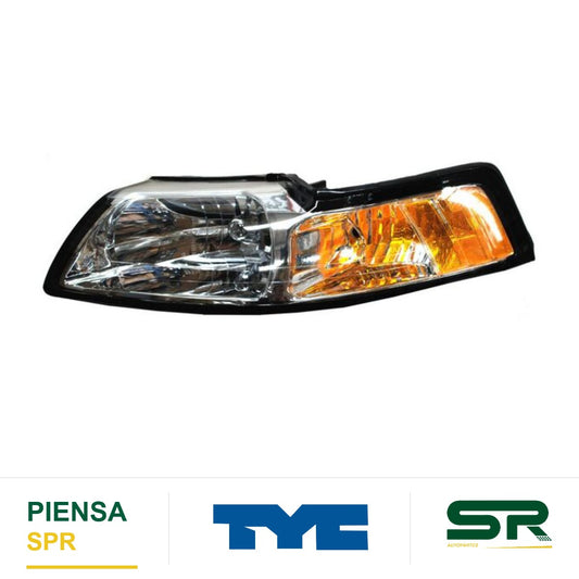 FARO IZQUIERDO FONDO CROMADO FORD MUSTANG 1999-2004 CCC TYC