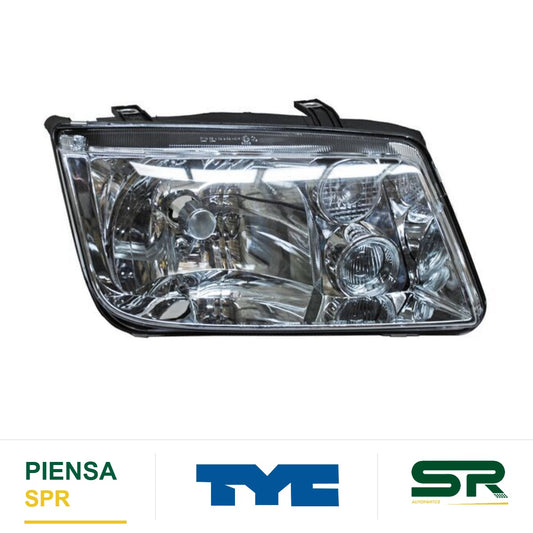 FARO DERECHO CON LUPA VOLKSWAGEN JETTA 1999-2007 CUARTO BCO TYC