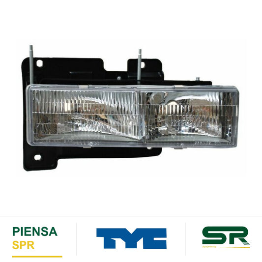 FARO DERECHO CON BASE CHEVROLET PICKUP CHEYENNE / GMC 1992-1998 / SUBURBAN 1992-1999 TYC