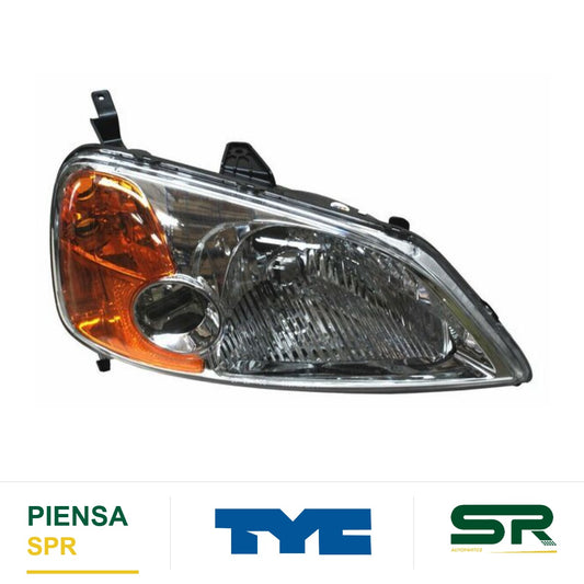 FARO DERECHO HONDA CIVIC 2001-2003 4P TYC