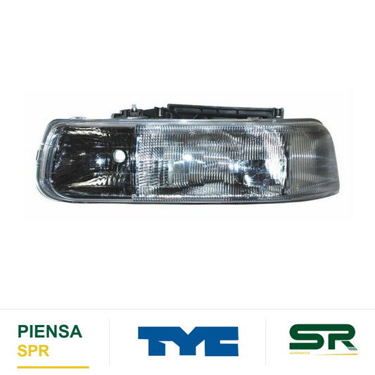 FARO IZQUIERDO CON BASE CHEVROLET PICKUP 1999-2002 / SUBURBAN 2000-2003 TYC