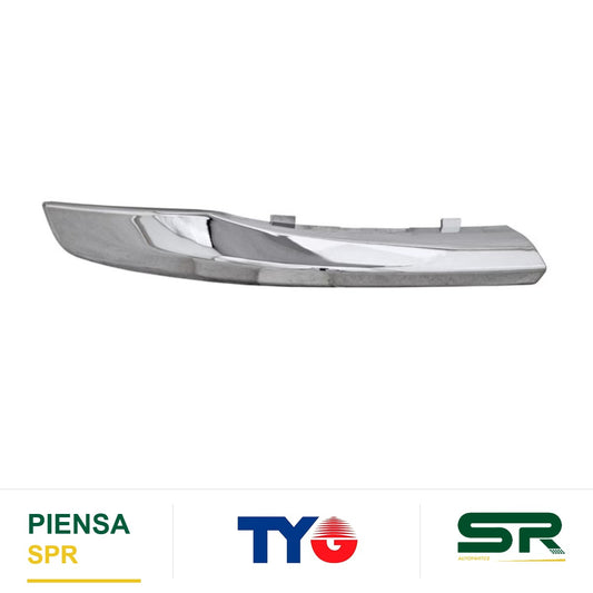 MOLDURA FASCIA DELANTERA DERECHA CROMADA DODGE / CHRYSLER DURANGO 2014-2020 TYG