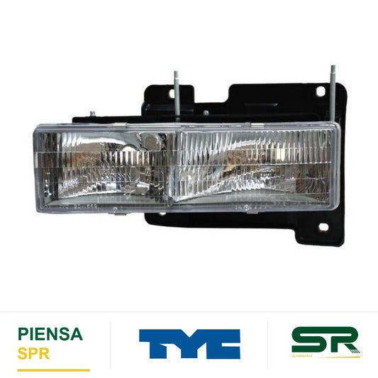 FARO IZQUIERDO CON BASE CHEVROLET PICKUP CHEYENNE / GMC 1992-1998 / SUBURBAN 1992-1999 TYC