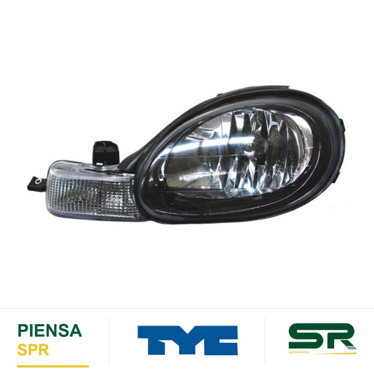 FARO IZQUIERDO FONDO NEGRO CON CUARTO DODGE NEON 2000-2002 TYC
