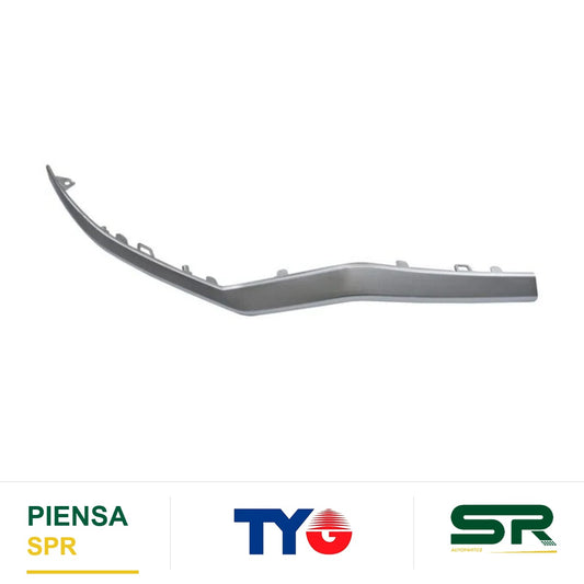 MOLDURA FASCIA DELANTERA DERECHA PLATA CHIREY TIGGO 7 PRO 2023-2024 TYG