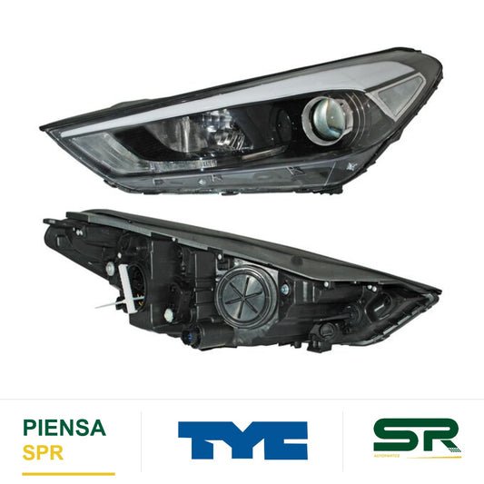 FARO IZQUIERDO 7 PINES CON MOTOR ELÉCTRICO HYUNDAI TUCSON 2016-2018 TYC1 TYC