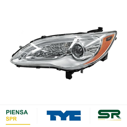 FARO IZQUIERDO FONDO CROMADO CHRYSLER 200 2011-2014 TYC
