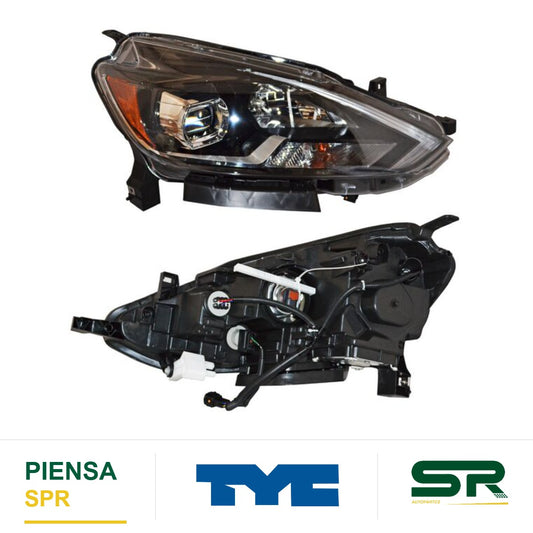 FARO DERECHO 7 PINES LED NISSAN SENTRA 2017-2020 S TYC