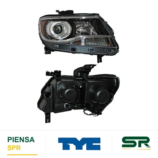 FARO DERECHO CON LUPA CHEVROLET COLORADO 2016-2020 TYC