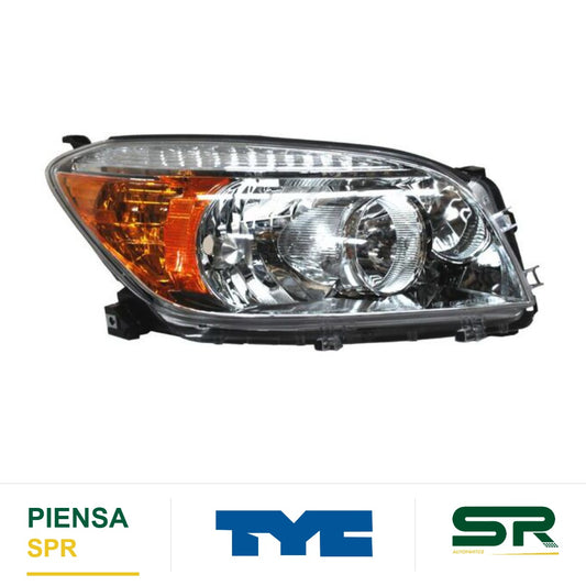 FARO DERECHO FONDO CROMADO TOYOTA RAV4 2006-2008 TYC