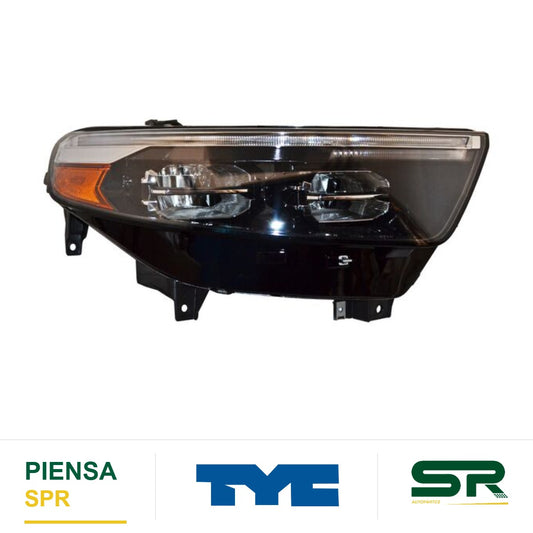 FARO DERECHO CON LUZ DE DÍA NEGRO LED FORD EXPLORER 2020-2022 S FILO TYC1 TYC