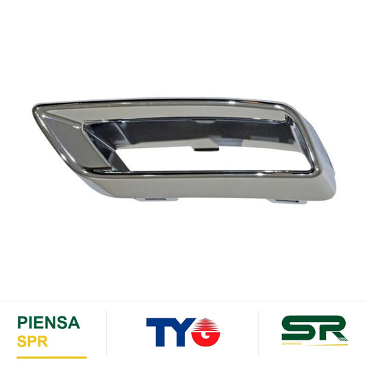 MOLDURA FASCIA TRASERA DERECHA CROMADA 4 PUERTAS CHEVROLET AVEO 2024-2026 TYG