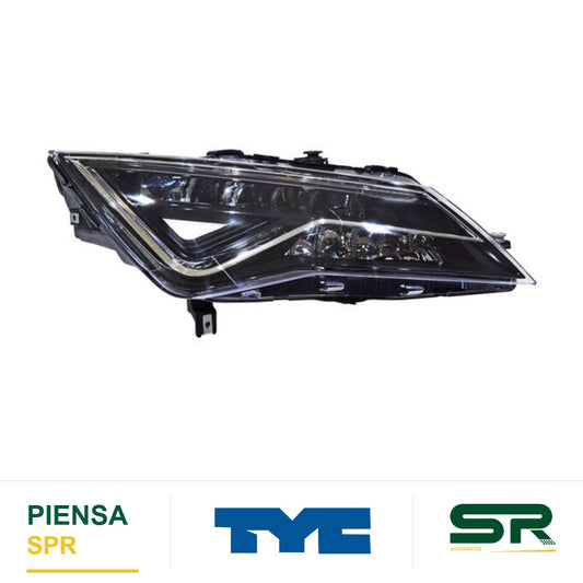 FARO DERECHO CON MOTOR ELÉCTRICO LED SEAT LEON 2017-2020 S TYC1 TYC