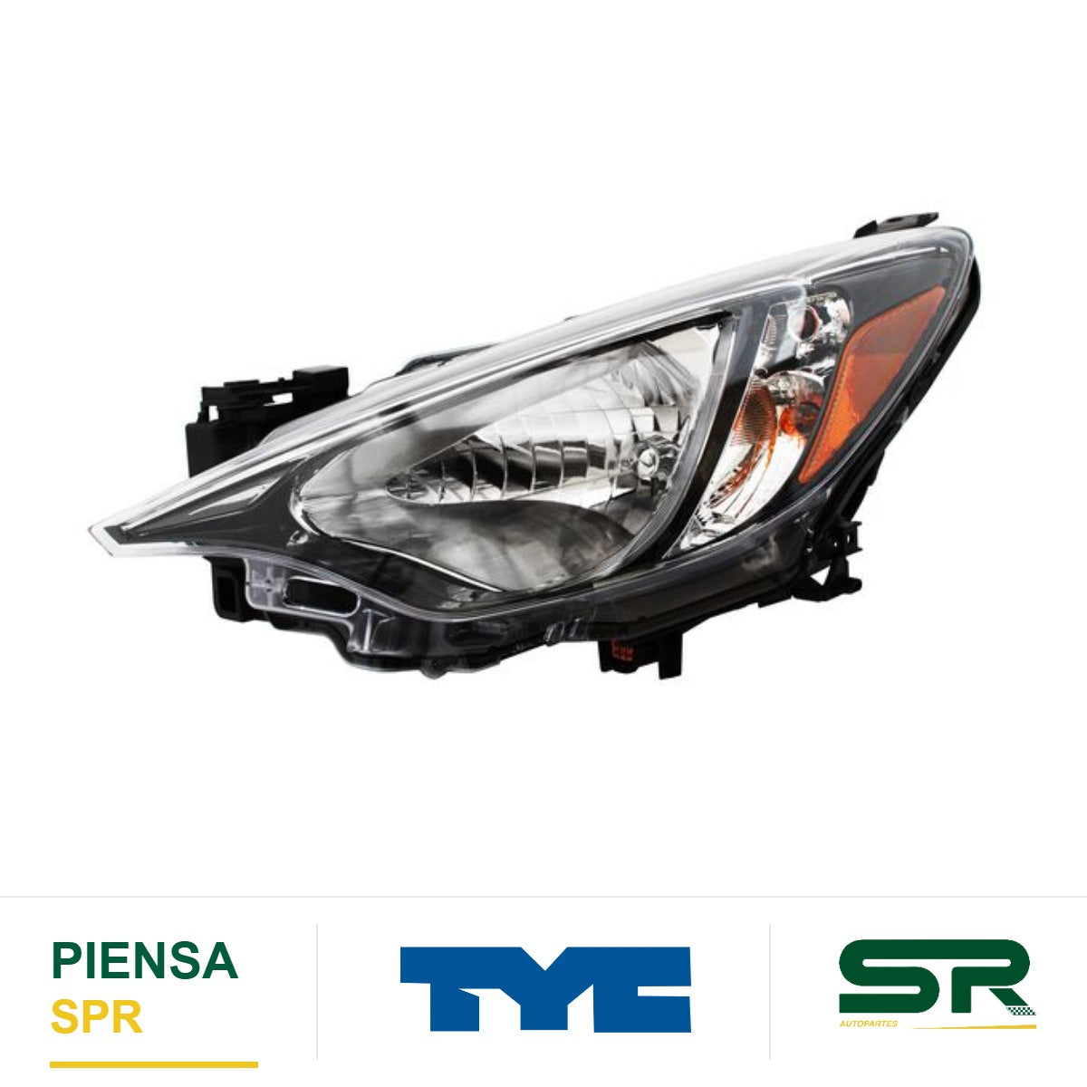 FARO IZQUIERDO FONDO CROMADO TOYOTA YARIS R 2016-2020 TYC
