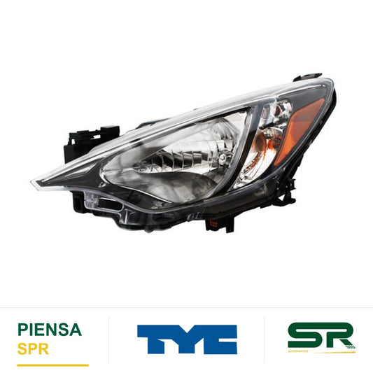 FARO IZQUIERDO FONDO CROMADO TOYOTA YARIS R 2016-2020 TYC