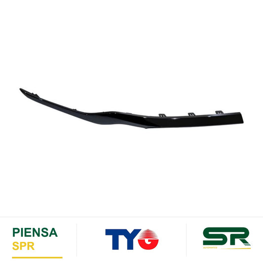 MOLDURA FASCIA DELANTERA DERECHA NEGRA CHEVROLET CAVALIER 2022-2024 TYG