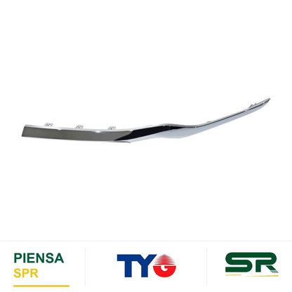 MOLDURA FASCIA DELANTERA IZQUIERDA CROMADA CHEVROLET CAVALIER 2022-2024 TYG