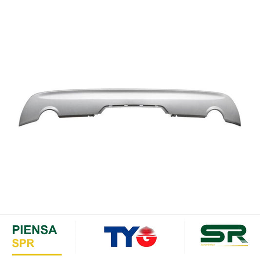 MOLDURA FASCIA TRASERA PLATA CHEVROLET ACADIA 2017-2019 TYG