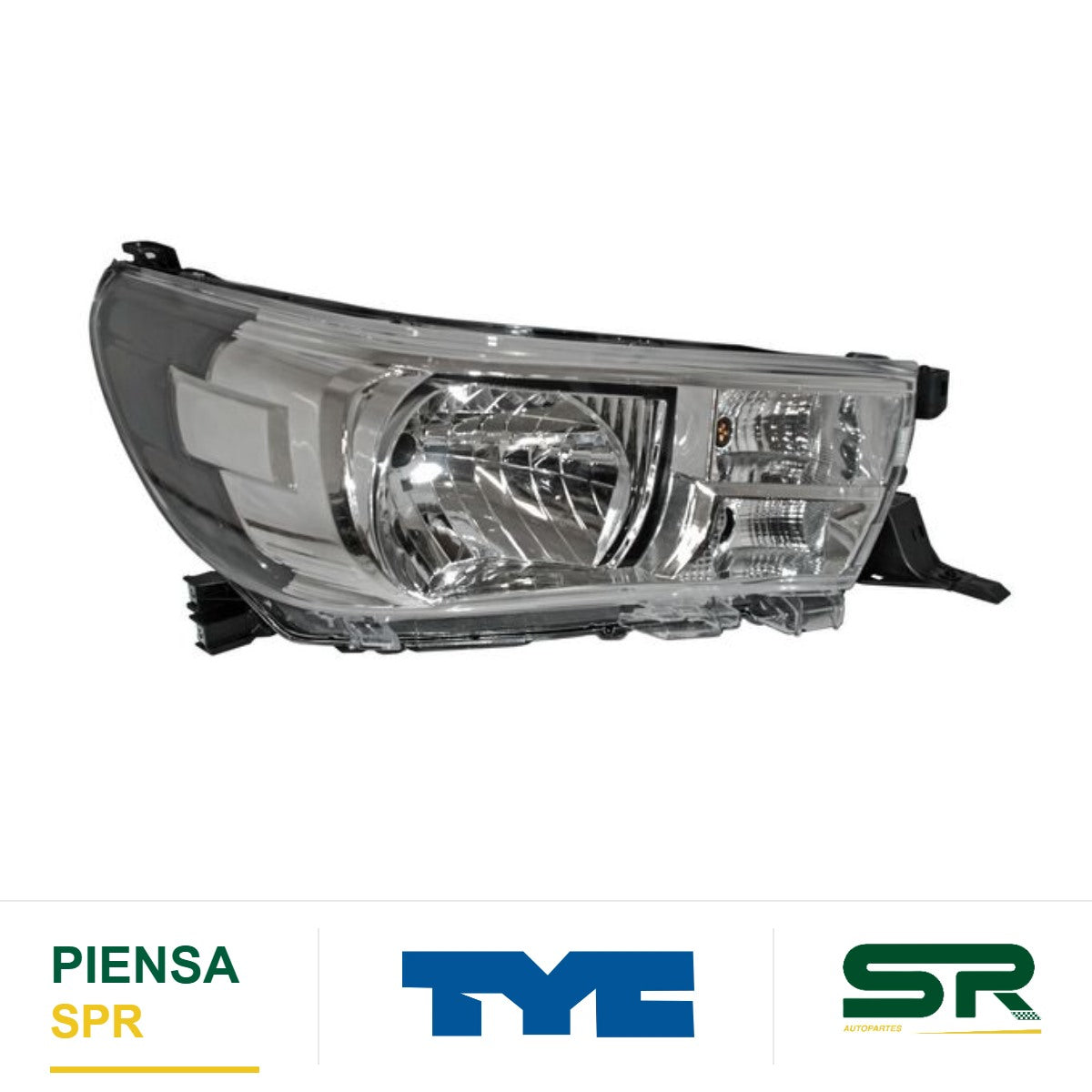 FARO DERECHO CON MOTOR ELÉCTRICO TOYOTA HILUX 2016-2020 TYC