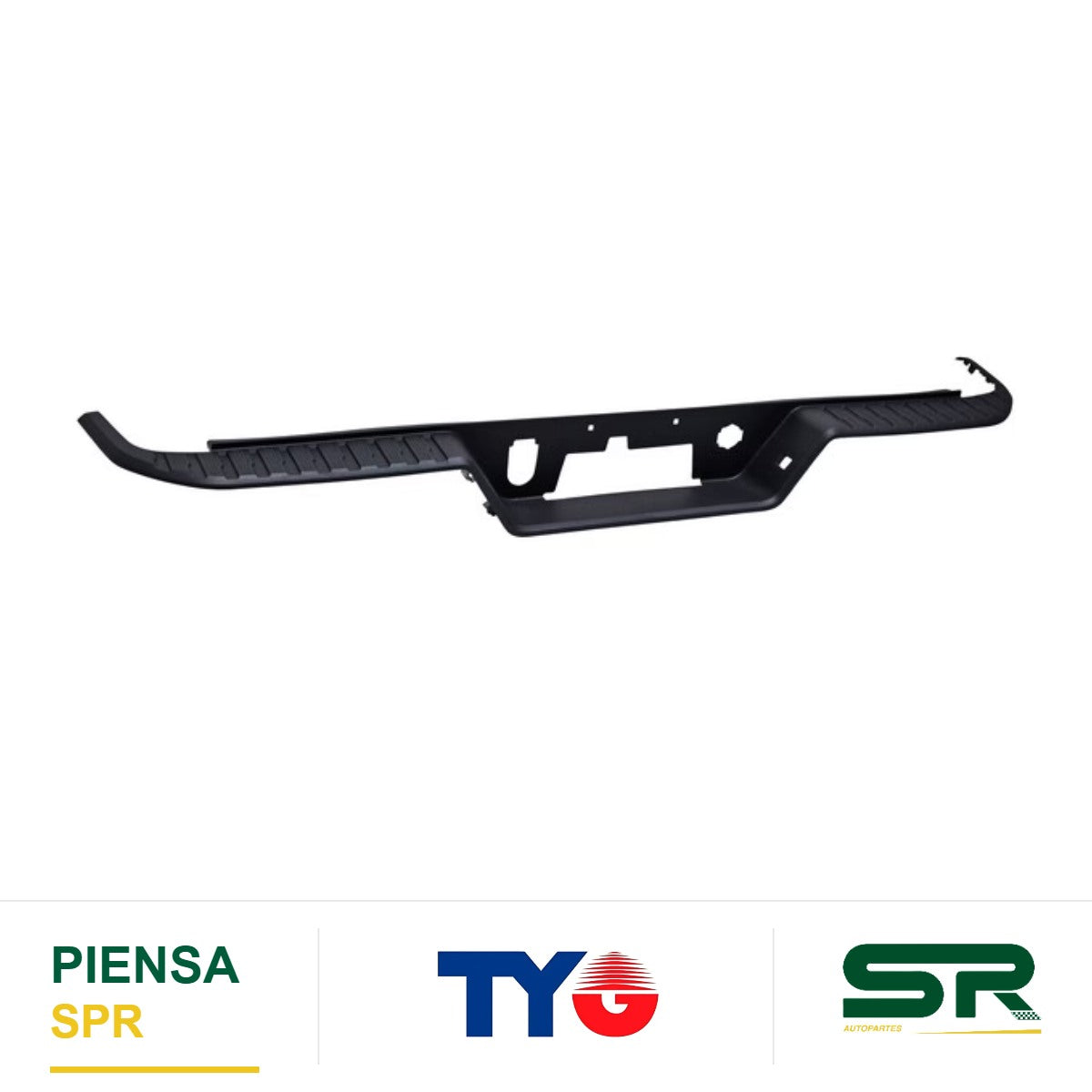 MOLDURA DEFENSA TRASERA 1500 2500 3500 CHEVROLET CHEV PU 2019-2024 / CHEVROLET SIERRA 2019-2024 TYG