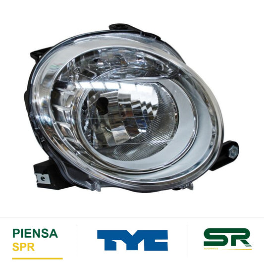 FARO DERECHO FIAT 500 2009-2015 SUP CCC2 TYC