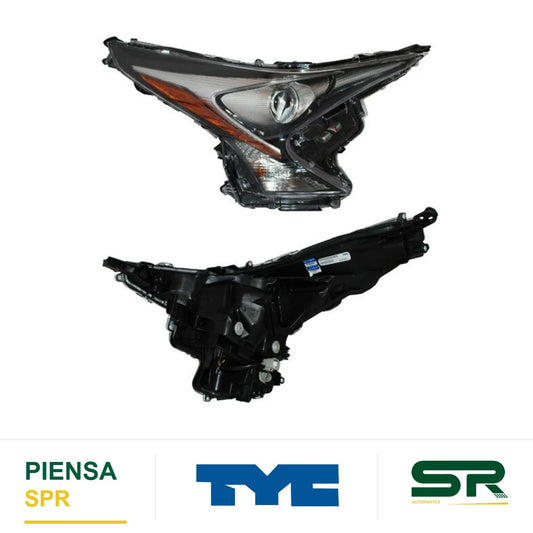 FARO DERECHO LED TOYOTA PRIUS 2016-2018 S TYC