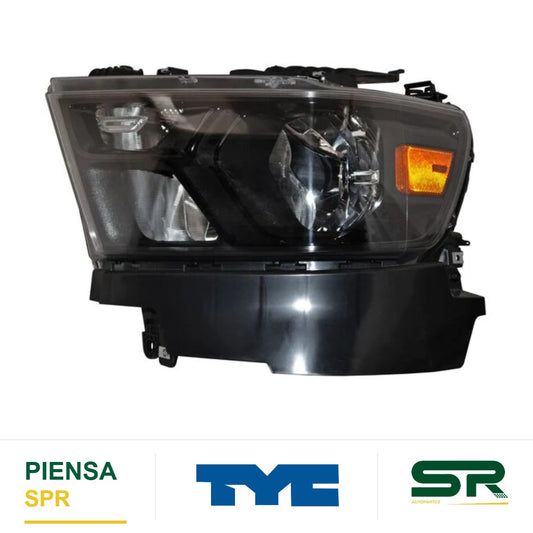 FARO IZQUIERDO FONDO NEGRO DODGE PICKUP 2019-2024 TYC