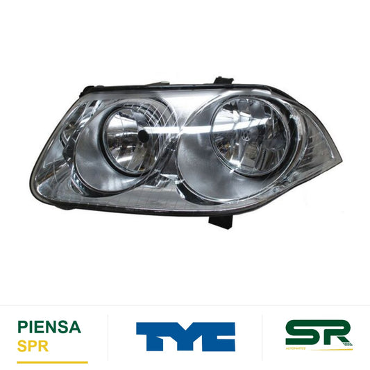 FARO IZQUIERDO FONDO CROMADO AS VOLKSWAGEN JETTA CL ICO 2008-2015 TYCM TYC