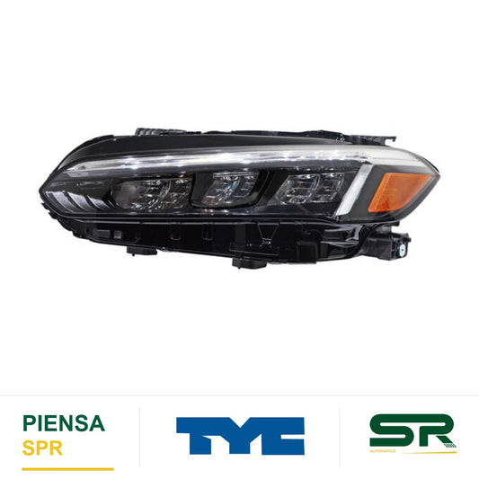 FARO IZQUIERDO FONDO NEGRO LED HONDA CIVIC 2022-2025 4P S NSF TYC