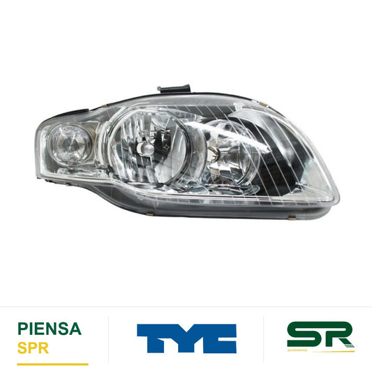 FARO DERECHO CON CUARTO LATERAL AUDI A4 2005-2008 TYC