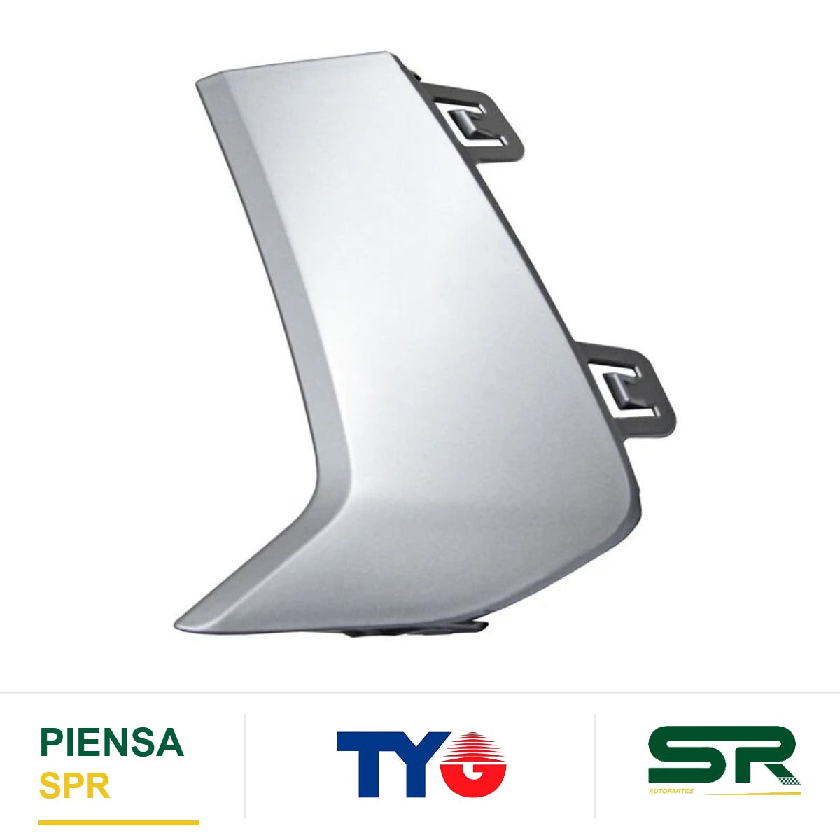 MOLDURA FASCIA TRASERA DERECHA PLATA AUDI A3 2022-2025 TYG