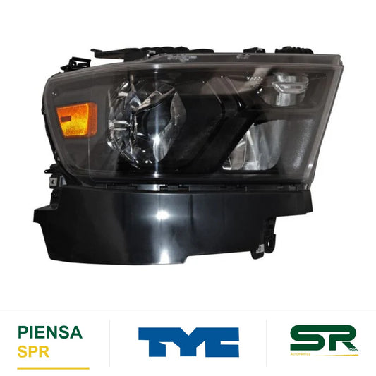 FARO DERECHO FONDO NEGRO DODGE PICKUP 2019-2024 TYC