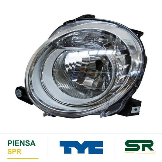 FARO IZQUIERDO FIAT 500 2009-2015 SUP CCC2 TYC