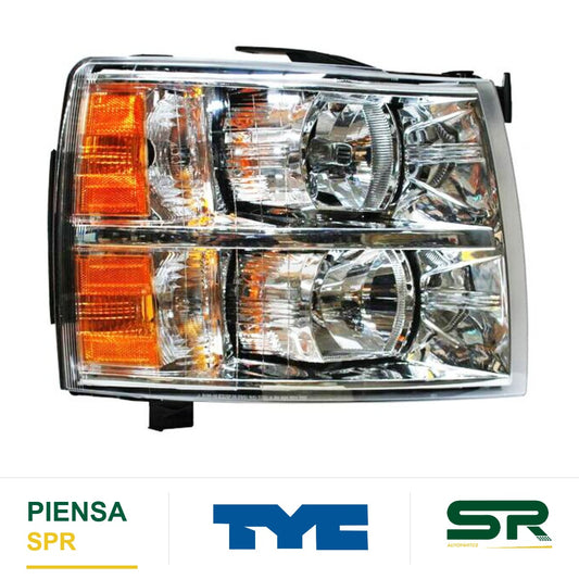 FARO DERECHO CHEVROLET PICKUP / CHEYENNE 2007-2013 S / FOCO TYC