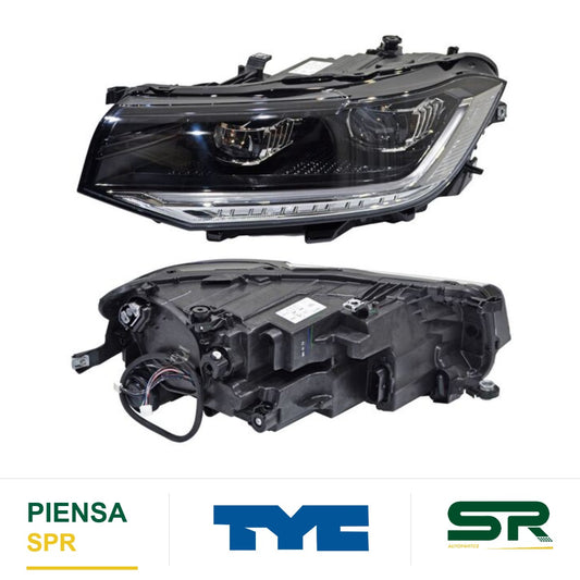 FARO IZQUIERDO CON MOTOR ELÉCTRICO LED TCROSS 2020-2022 S TYC1 TYC
