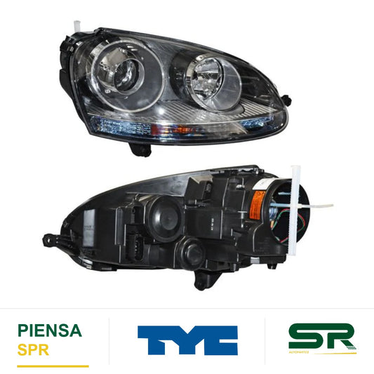 FARO DERECHO FONDO NEGRO VOLKSWAGEN BORA GLI / GTI 2006-2010 P / XENON TYC