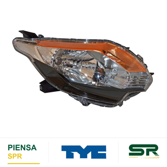 FARO DERECHO FONDO NEGRO SIN MOTOR MITSUBISHI PICKUP L200 2016-2019 28712 TYC
